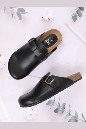 Jove Women Slip-On PU Mules