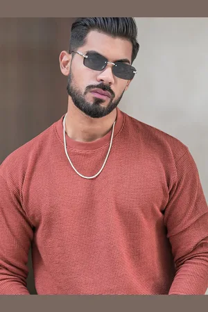 Maniac Men Cotton Textured Casual Sweatshirt