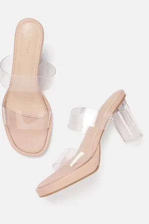 Lino Perros Open Toe Block Heels