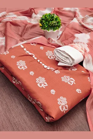 MANVAA Floral Printed Unstitched Dress Material