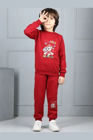 Cutiekins Boys Printed Sweatshirt & Joggers Clothing Set