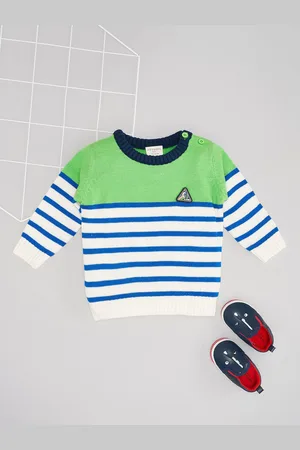 Pantaloons Boys Striped Pullover Sweaters