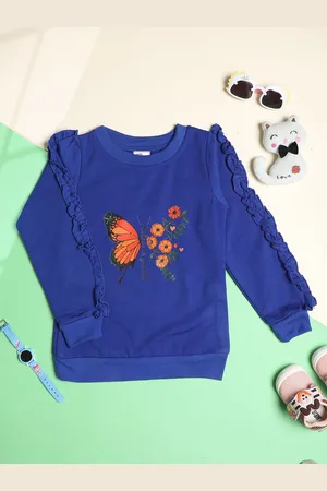Cutiekins Girls Graphic Printed Sweatshirt