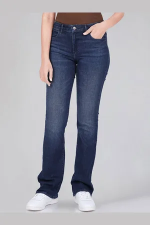 Wrangler Women Cotton Bootcut Mid-Rise Stretchable Jeans
