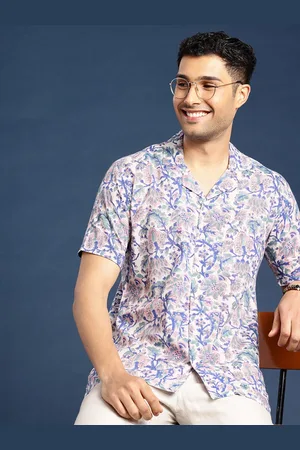 Taavi Men Comfort Floral Printed Casual Shirt