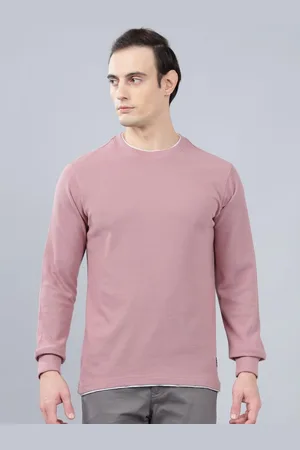 CANTABIL Men Self Design Round Neck T-shirt