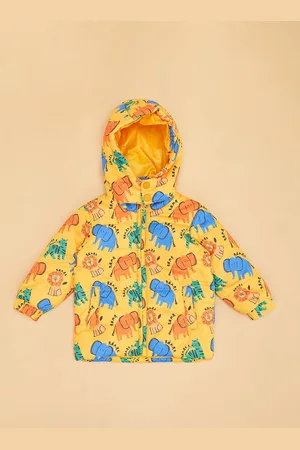 Pantaloons Boys Hooded Conversational Printed Casual Padded Jacket
