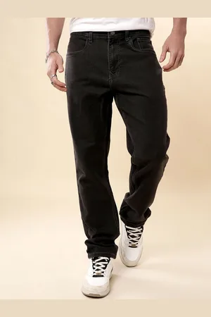 WROGN Men Comfort Relaxed Fit Mid-Rise Cotton Jeans