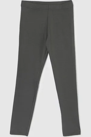 Max Collection Girls Cotton Mid-Rise Ankle-Length Leggings