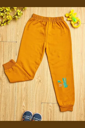 Cutiekins Boys Graphic Printed Mid Rise Casual Joggers