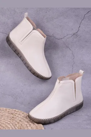 Jove Women Flatform Chelsea Boots