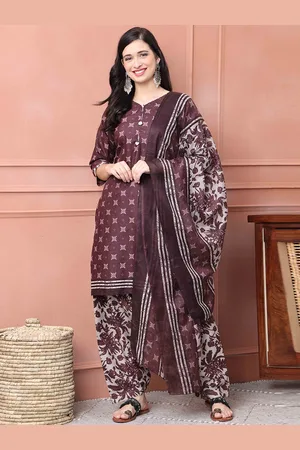 Rajnandini Floral Printed Kurta with Salwar & Dupatta