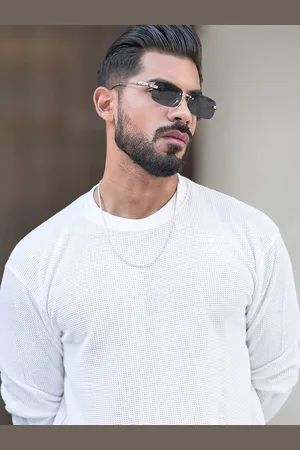 Maniac Men Textured Pullover Sweatshirt