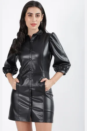 Elle Women Shirt Mini Dress