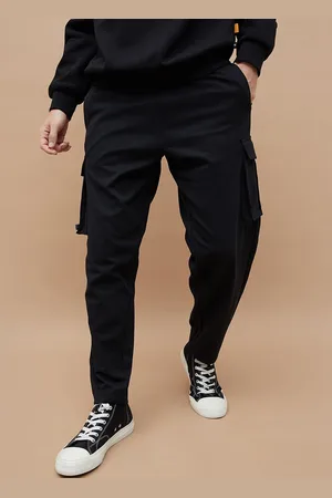 Kappa Men Relaxed-Fit Mid Rise Track Pants