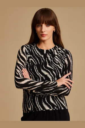 Kazo Women Abstract Printed Regular Top