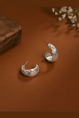 Accessorize Circular Half Hoop Earrings