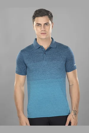 SPORT SUN Men Dri-FIT Colourblocked Polo Collar T-shirt