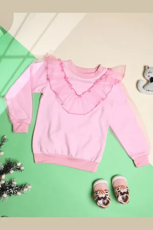 Cutiekins Girls Embellished Long Sleeves Sweatshirt