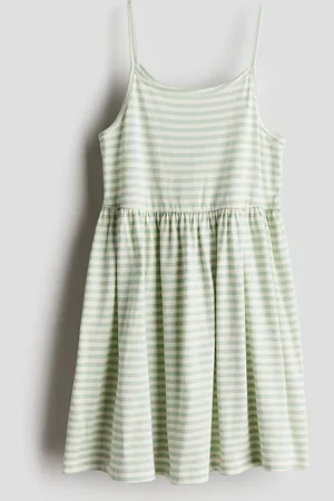 H&M Girls Cotton Jersey Strappy Dress