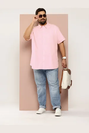 Sztori Men Plus Size Classic Oversized Casual Shirt