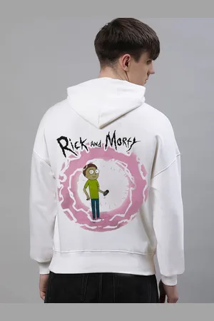 Free Authority Men Printed Oversized Hoodie