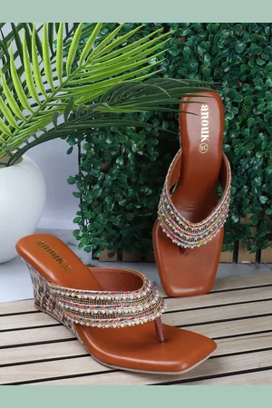 Anouk Women Ethnic Embellished Comfort Sandals