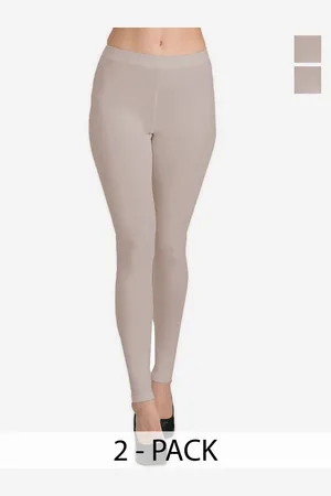 GROVERSONS Paris Beauty Women Pack Of 2 Mid-Rise Ankle-Length Leggings
