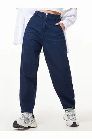 Bewakoof Women Tapered Fit High-Rise Cotton Jeans