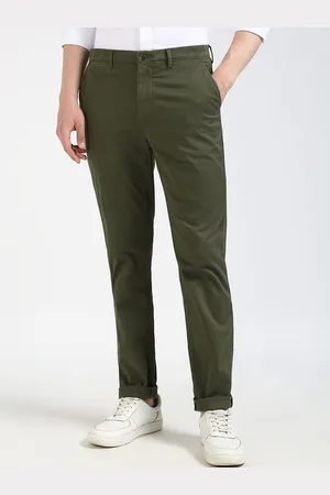 Tommy Hilfiger Men Cotton Mid-Rise Straight Fit Chinos Trousers