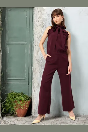 DressBerry Girlboss Glam Tie-Up Open-Back High Neck Co-Ords