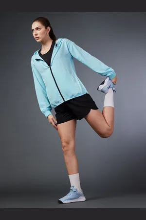 Cult Women Solid Hooded Long Sleeves Sporty Jacket