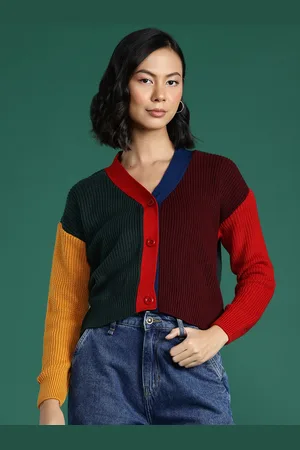 DressBerry Colourblocked Cardigan