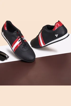 LOUIS STITCH Men Black Three Patch Casual Sneakers