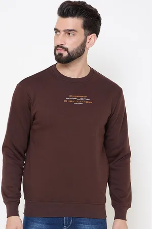 Duke Men Typography Printed Round Neck Long Sleeves Sweatshirt
