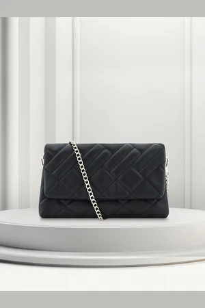 Fastrack Women Solid Quilted Sling Bag