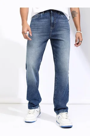 Highlander Men Straight Fit Light Fade Cotton Jeans