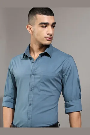 Highlander Men Solid Slim Fit Formal Shirt