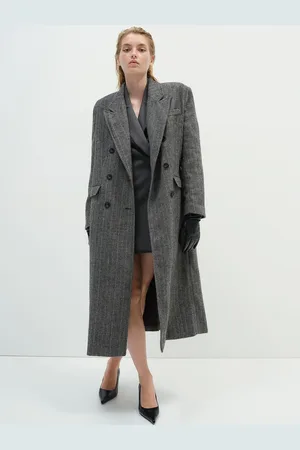 H&M Women Double-Breasted Coat