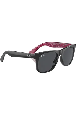 Ray-Ban Ray-Ban Kids Boys UV Protected Grey Lens Square Sunglasses - 0RJ9069S71678748