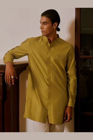 Andamen Shirt Collar Cotton Kurta