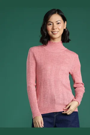 DressBerry Women Ribbed Acrylic Pullover