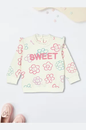Max Collection Girls Graphic Printed Long Sleeves Pullover Sweatshirt