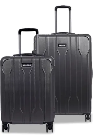 Killer Unisex Set Of 2 Hard-Sided Large & Cabin Trolley Suitcase