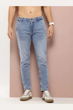 HARVARD Men Washed Effect Mid-Rise Jeans