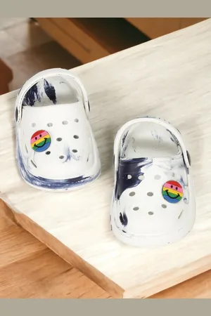 Lil Lollipop Kids Marble Look Anti-Slip Clogs