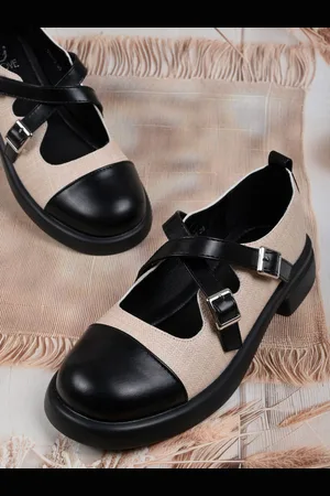 Jove Women Colourblocked PU Platform Sandals