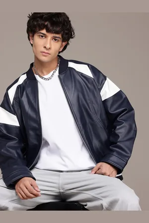 Roadster The Lifestyle Co. Biker Jacket with Contrast Panels