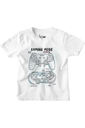 BonOrganik Boys Graphic Printed Round Neck Cotton T-shirt