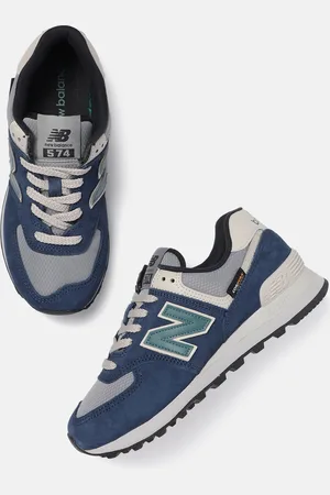 New Balance Men 574 Leather Sneakers
